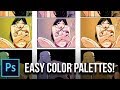 🎨 One Button Trick for Cool Color Palettes in Photoshop
