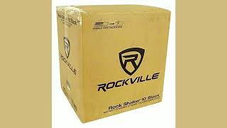 Rockville Rock Shaker 10 600W Powered Subwoofer Review Deep Bass Class-D Amp for Home Theater