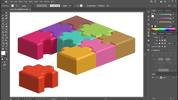 How to Create a 3D Puzzle in Adobe Illustrator