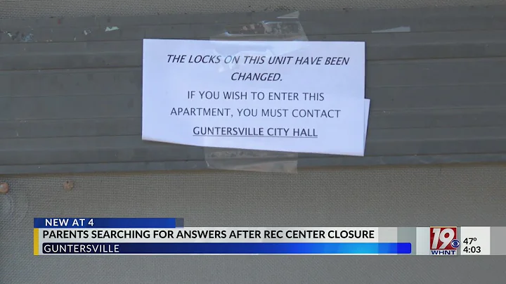 Parents Searching For Answers After Rec Center Closure | January 14, 2025 | News 19 at 4 p.m.