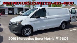 The Powerful 2019 Mercedes Benz Metris at Mint Motors Trucks Cargo Vans in Fort Myers Florida