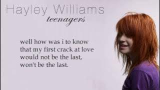 Download lagu Hayley Williams - Teenagers HD [Karaoke/Instrumental]