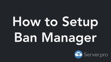 How to Install and Use the BanManager Plugin - Minecraft Java