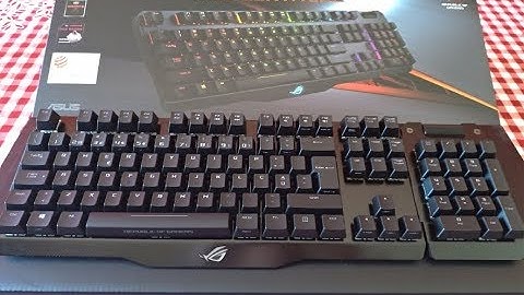 Asus Rog Claymore - Unboxing & Rgb Test