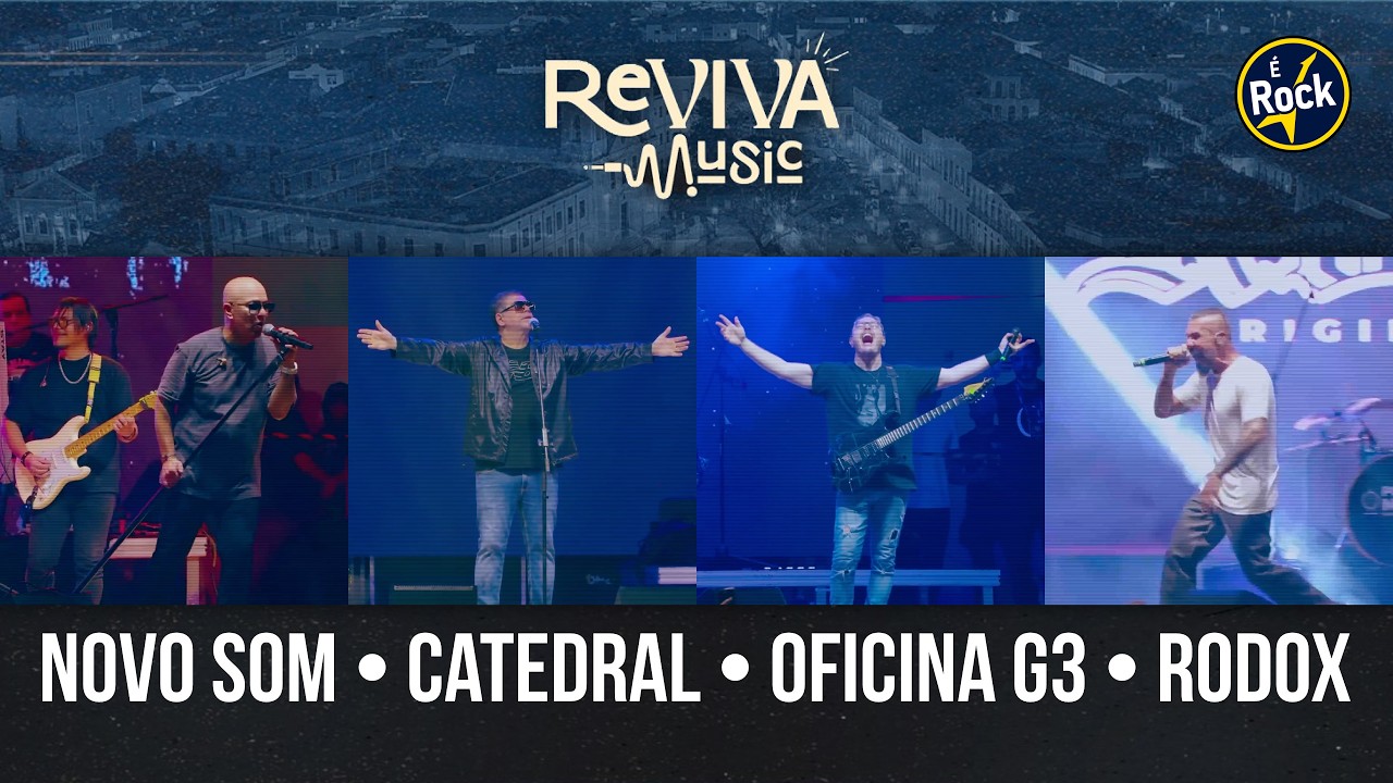 Reviva Music 2026: Oficina G3, Rodox, Catedral e Novo Som (Show Completo Remasterizado)