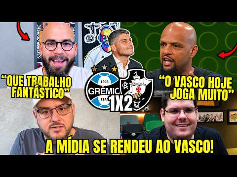 😱REAÇÕES DA MÍDIA ENCANTADA COM A VIRADA DO VASCÃO NO GRÊMIO | REACT GRÊMIO 1X2 VASCO BRASILEIRÃO 26
