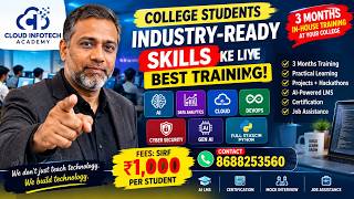 Cloud Infotech Academy | 3 Months Industry Training for College Students | ₹1,000 Per Student screenshot 2