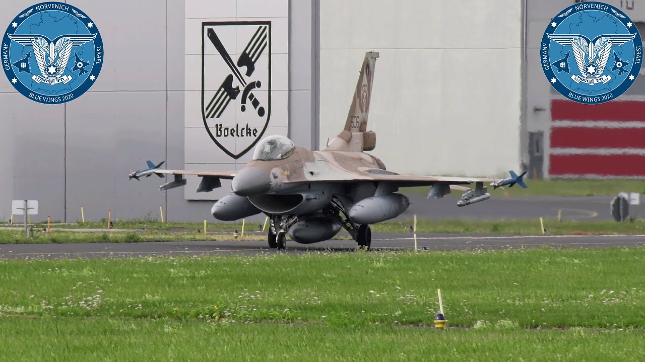 [4K] Plane Spotting Nörvenich "Boelcke" I Israeli Air Force & German Air Force I Blue Wings 2020