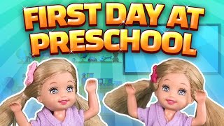 Barbie  The Twins First Day at Preschool | Ep.97