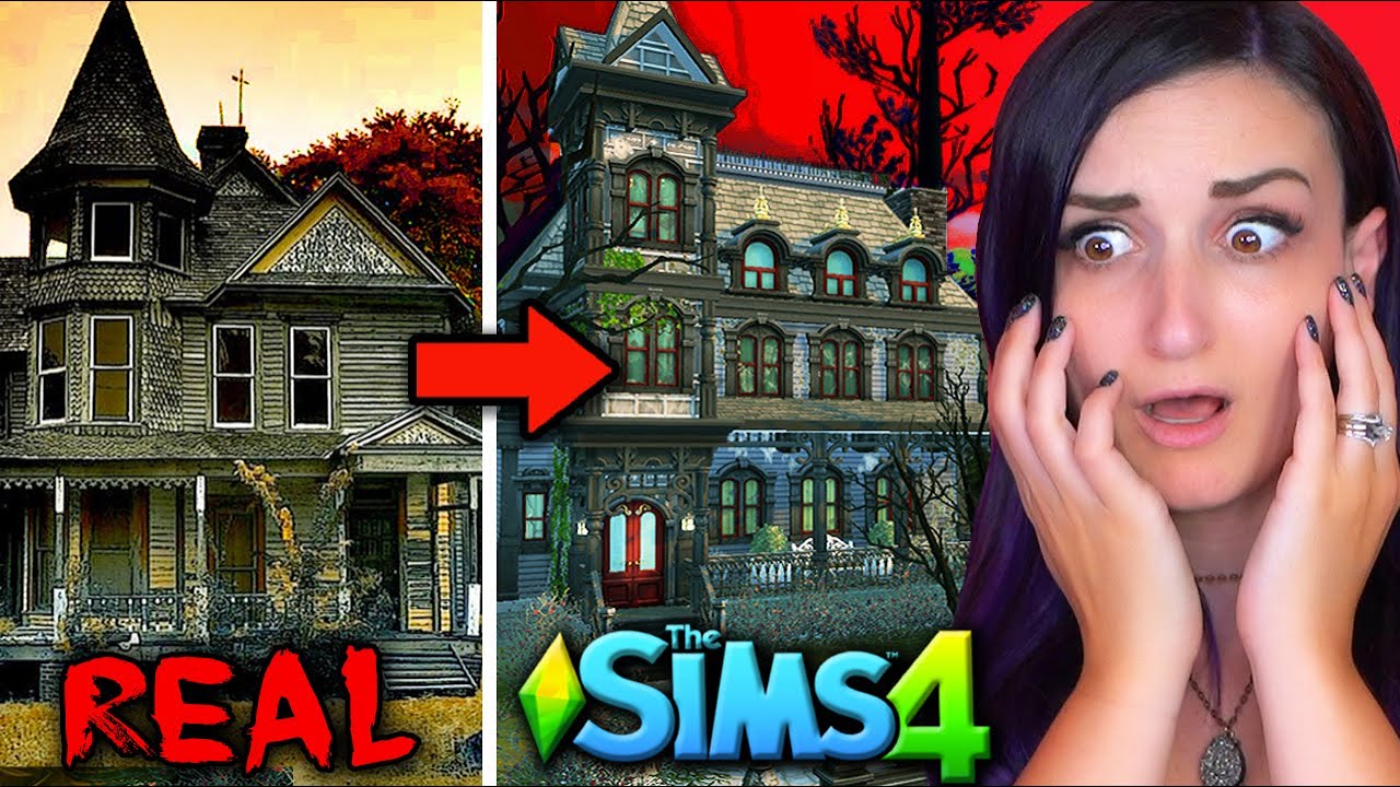 Visiting RealLife HAUNTED Houses & Ghost Stories in The Sims 4 YouTube