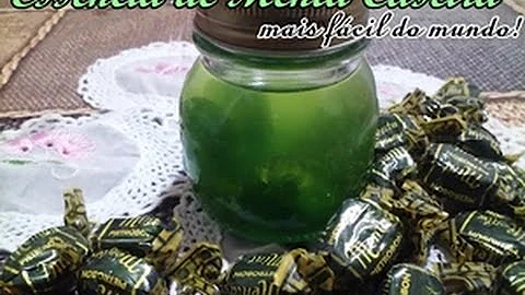 Como fazer o óleo essencial de menta?