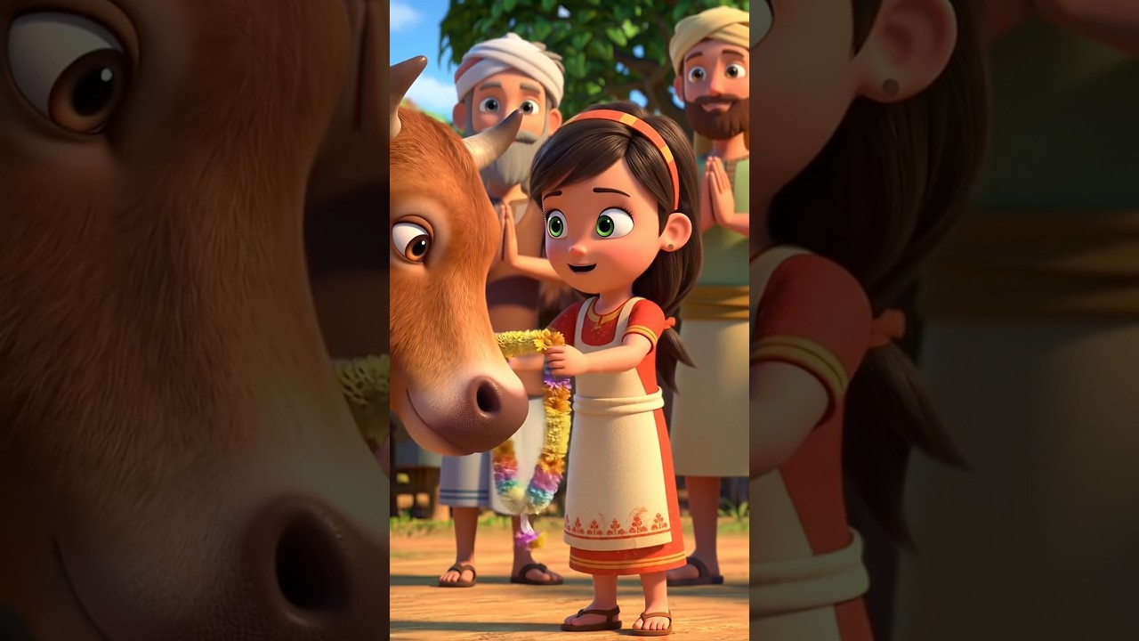 जिस गाय को गांव से भगाया… वही सबकी जान बचा गई! | #ai #cow #shorts