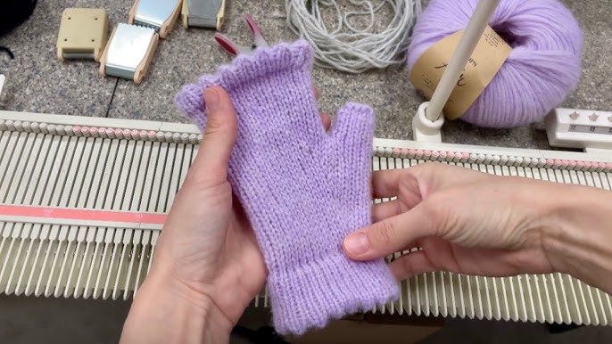 How to Knit Lace on an LK150 Knitting Machine using the Needle Beetle –
