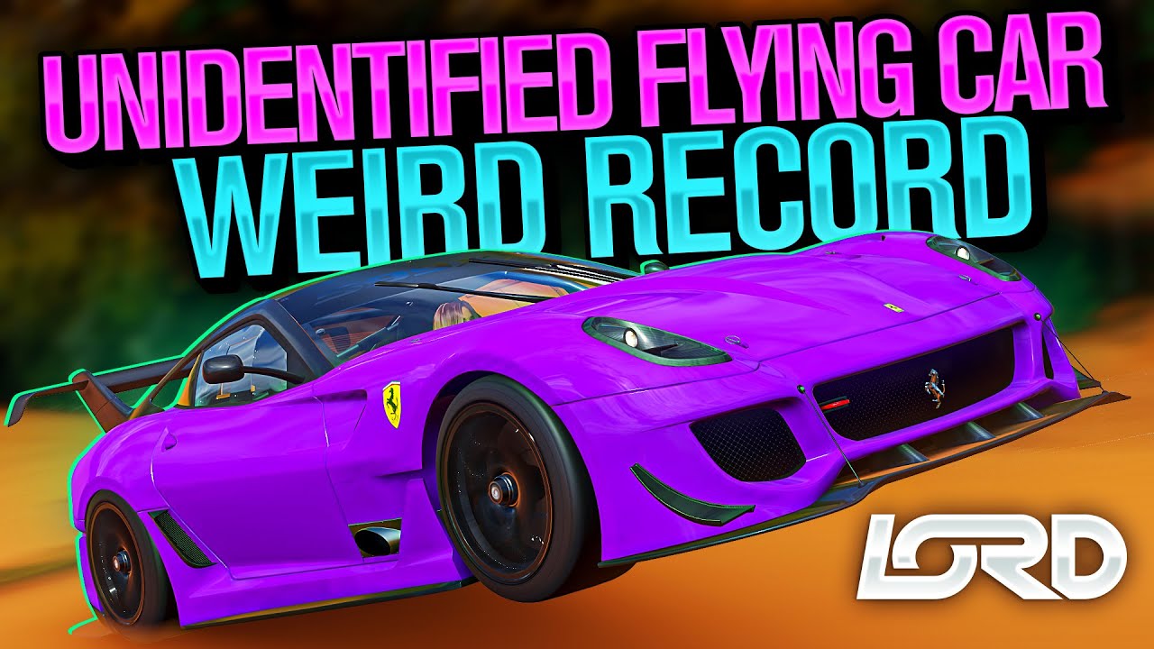 UNIC JUMP RECORD | Forza Horizon 4 - Unidentified Flying Car Danger Sign | Ep.01 / Ferrari 599XX EVO