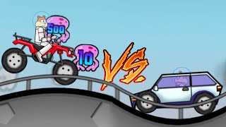 New Rally Car vs New Quad Bike Hill Climb Racing screenshot 1