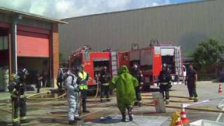 CURSO RIESGO QUÍMICO BOMBEROS BARCELONA 2010