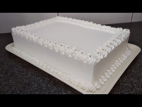 Kako ukrasiti tortu sa slagom video za pocetnike / how to decorate a cake video for beginners #53