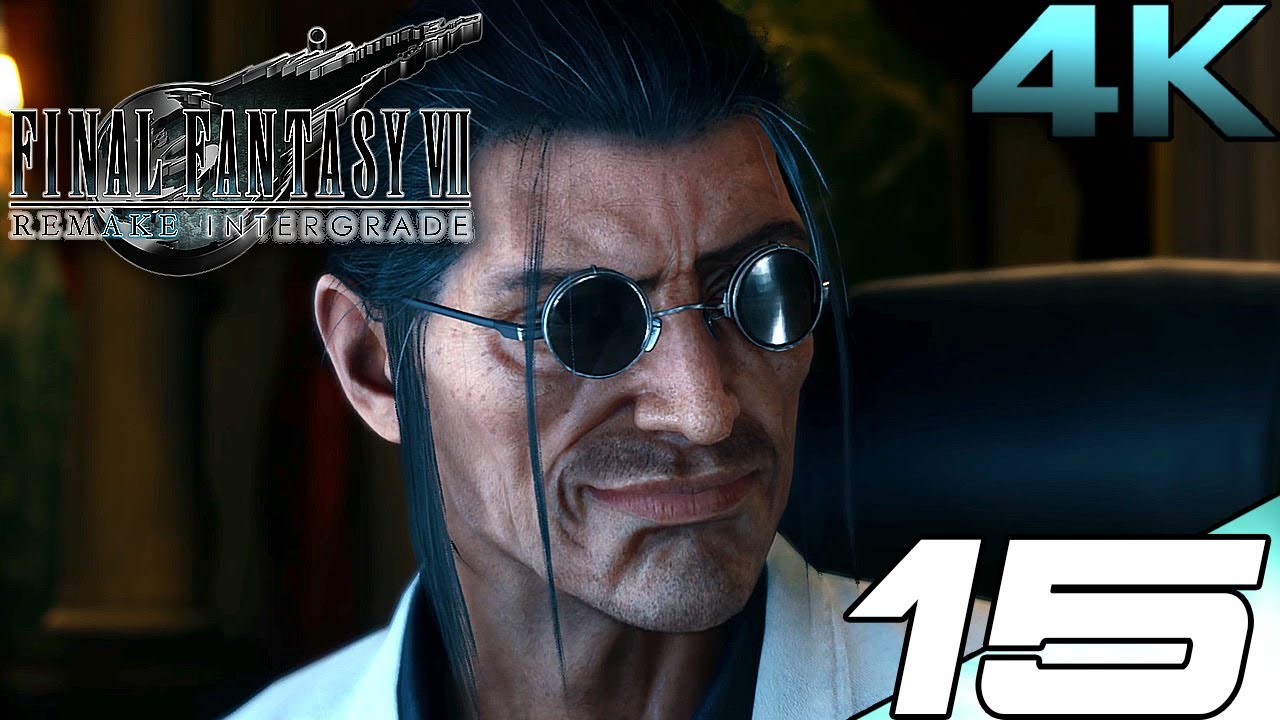 FINAL FANTASY VII REMAKE Gameplay Walkthrough Part 15 - Hojo's Lab & Red XIII (4K 60FPS)