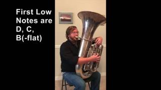 ETTH - Tuba - First Low Notes are D, C, Bb
