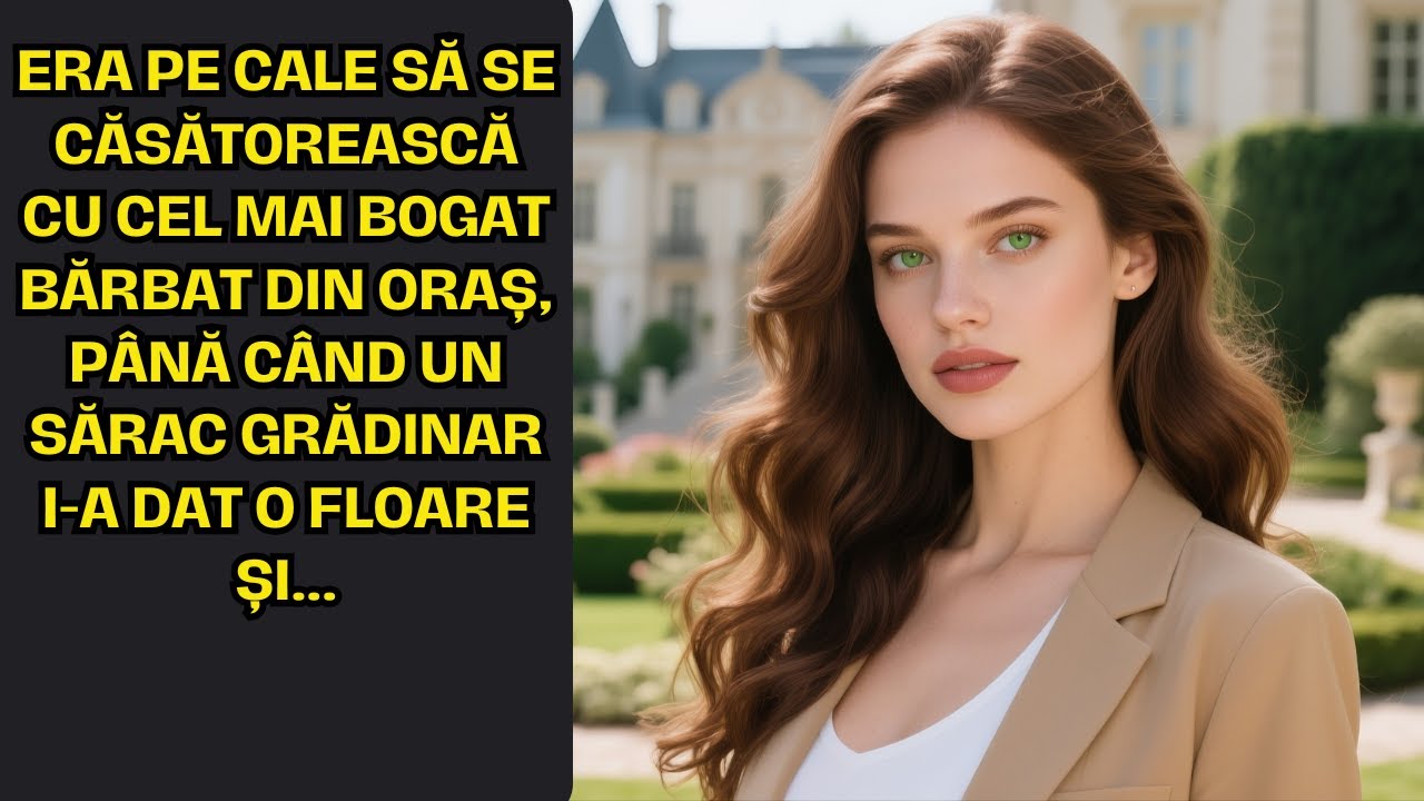 Era pe cale să se căsătorească cu cel mai bogat bărbat din oraș, până când un sărac grădinar...
