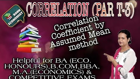 Correlation (Part-3)@BornEconomist