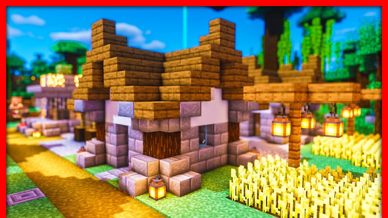 Como Hacer Una Granja Bonita En Minecraft
