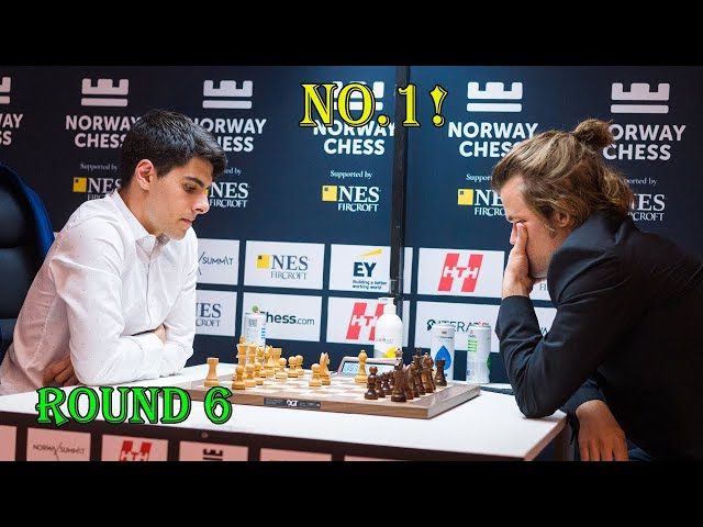 Carlsen - Tari, así fue la jornada 8 del Altibox Norway Chess