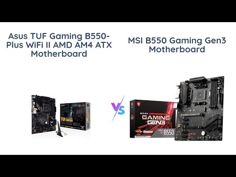 ASUS TUF GAMING B550-PLUS (WI-FI) AM4 ATX AMD Motherboard 