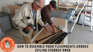 How To Assemble Your Fleximounts Garage Ceiling Storage Rack