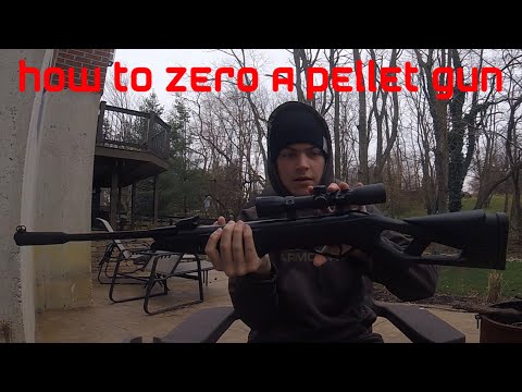 How to Zero a Pellet/BB Gun Scope (4x32 Gamo Silent Cat)