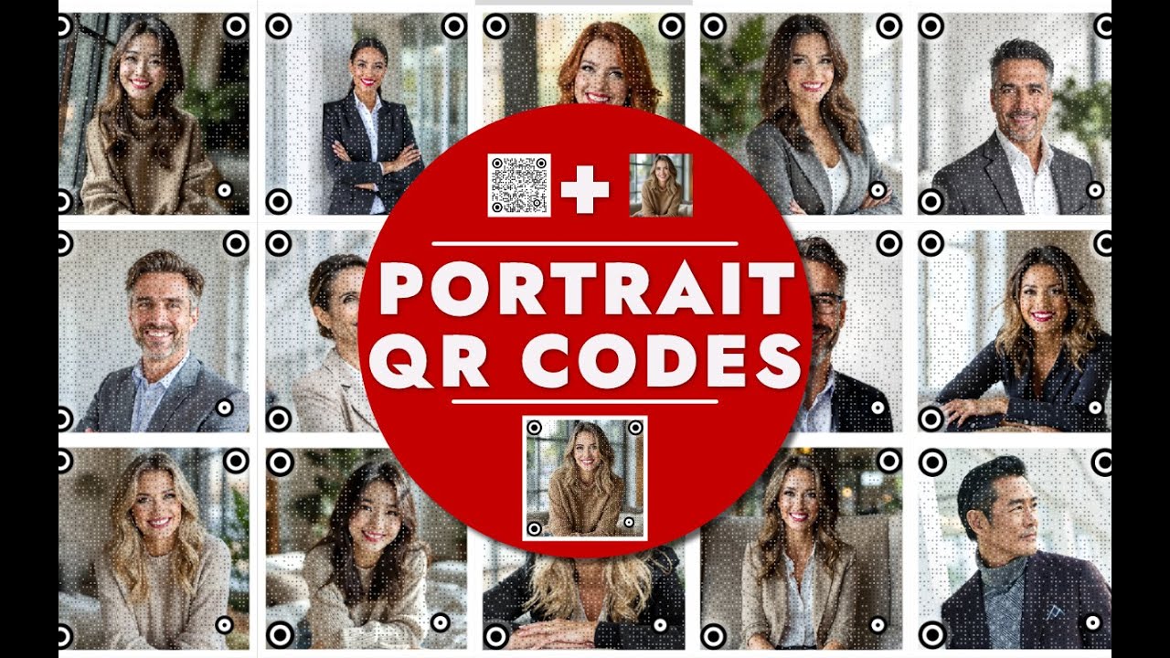 Revolutionize Your Branding with Custom Portrait QR Codes
