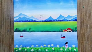 very easy nature painting