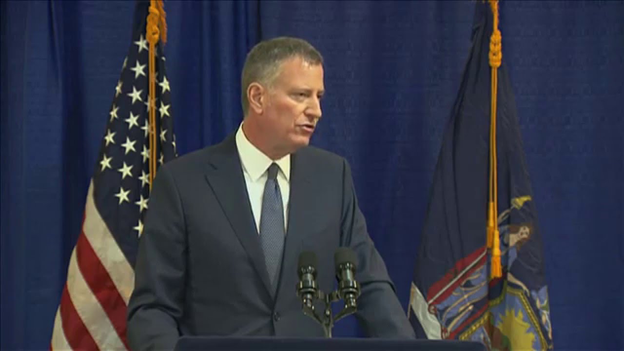 Mayor de Blasio Holds Media Availability on New York City's Albany Agenda mayor de blasio children