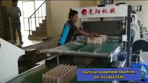 Karunya Brand. Fully Automatic Partition Assembler Machine.   Ph. 9524663546