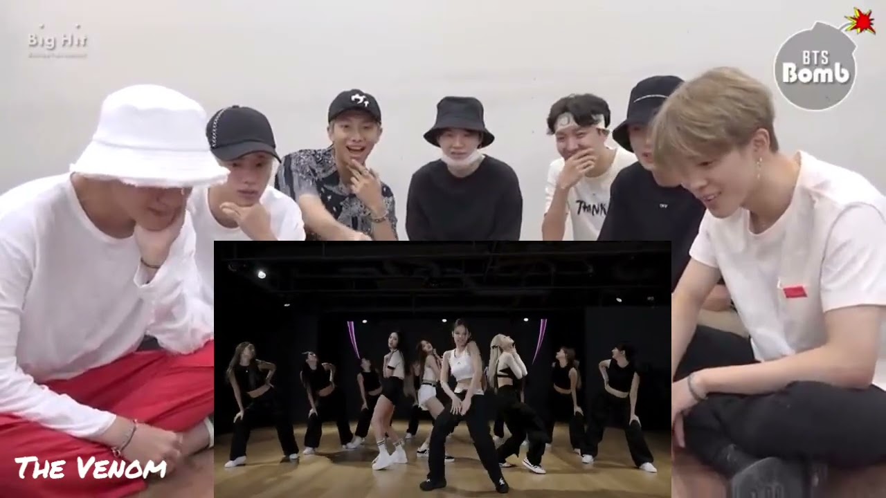 Bts reaction to Blackpink pink venom dance practice [FMV] #BLACKPINK #BTS #FANMADE