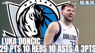 LUKA DONCIC DROPS TRIPLE DOUBLE VS THUNDER TO WIN SERIES | MAVERICKS ADVANCE TO CONFERENCE FINALS