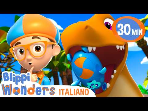 Guarda, Un T-Rex Cucciolo! 🦕 | Blippi in Italiano | Video educativi per bambini