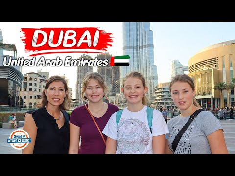 Dubai UAE 🇦🇪 First Impressions of the City of Gold - Airport, Mall & Marina | 197 Countries, 3 Kids
