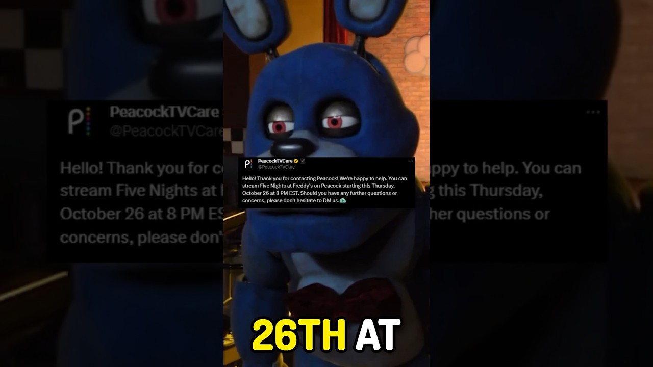 How to watch Five Nights at Freddy's online now: Peacock movie release date