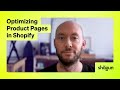 Optimize Your Product Pages in Shopify for Massive Growth