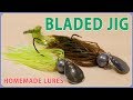 Making the Bladed Swim Jig (homemade style)/ ブレーデッドジグをハンドメイド