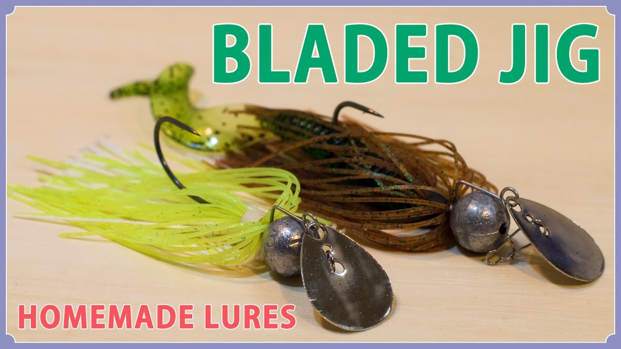 Making the Bladed Swim Jig (homemade style)/ ブレーデッドジグをハンドメイド