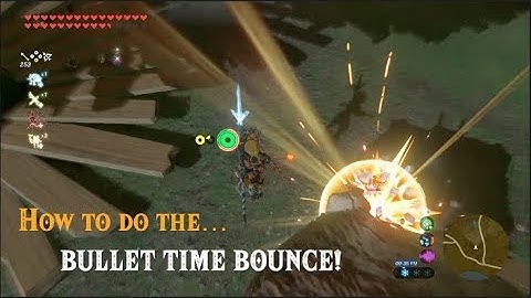 How to do the Bullet Time Bounce in The Legend Of Zelda BOTW