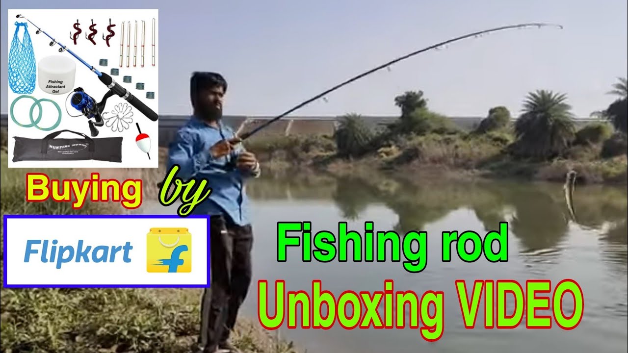 Fishing rod Unboxing video @@ ordered from Flipkart @@ 