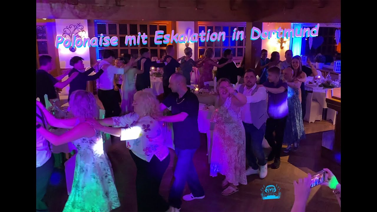 Polonaise mit Eskalation in Dortmund im Hopfen & Salz mit Hochzeits DJ Atommic