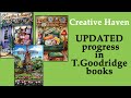 UPDATED progress in #coloring Creative Haven books by T.Goodridge #adultcoloring #coloringbook