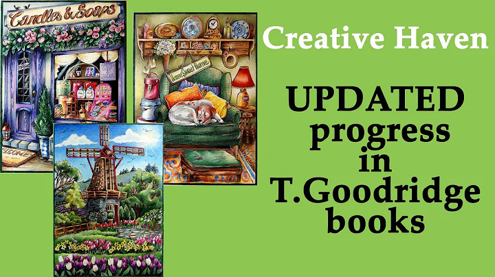 UPDATED progress in #coloring Creative Haven books...