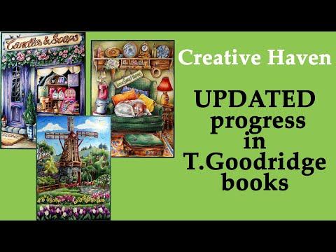Updated Progress In Coloring Creative Haven Books By T.Goodridge Adultcoloring Coloringbook