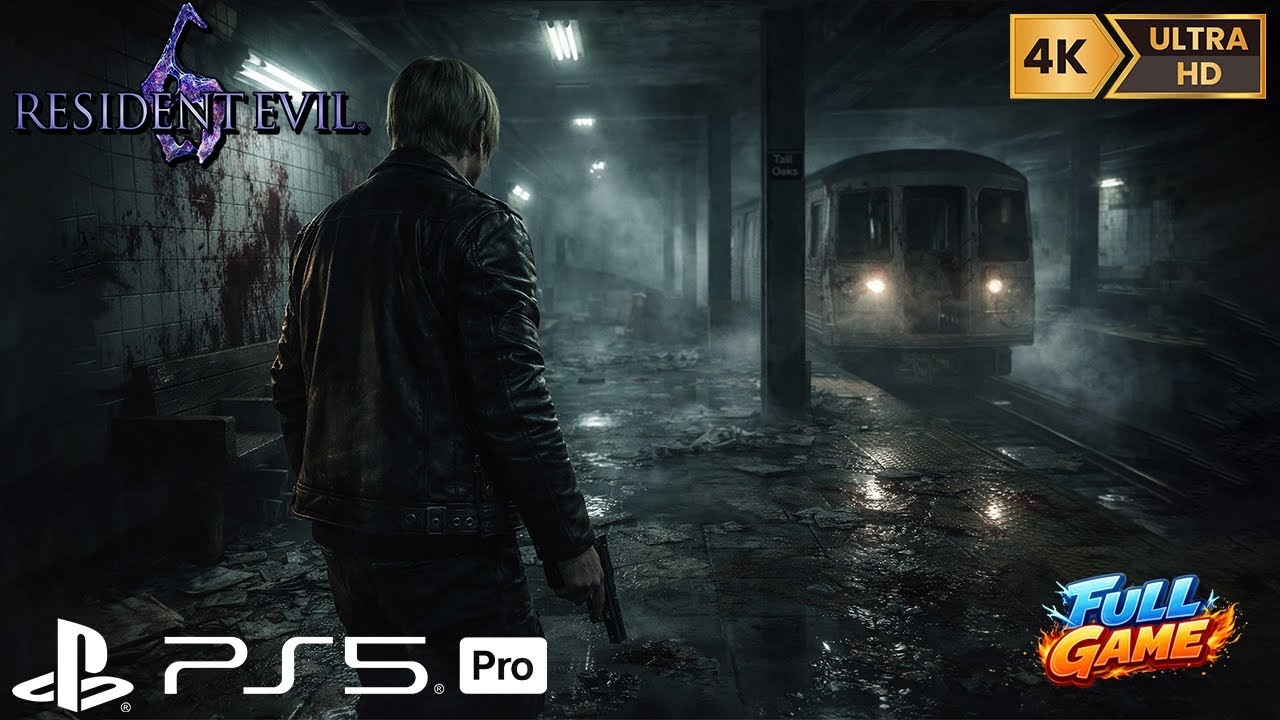 Resident Evil 6 Leon PS5 Pro 4K 60FPS HDR Gameplay Full Game