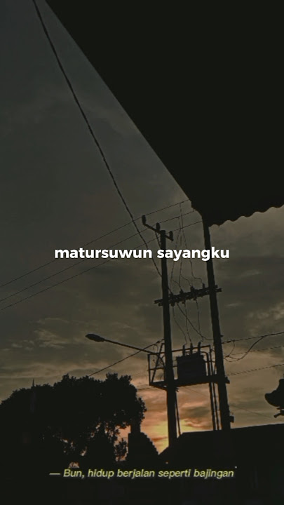 matursuwun sayangku wes ngupayane aku #liriklagu #jawapride #liriklaguindo